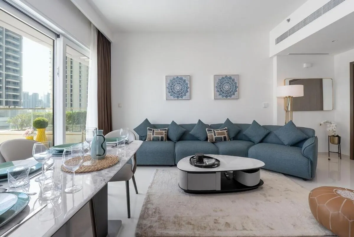 1Bdr Grand Bleu Private Beach With Palm Views Dubai Apartment